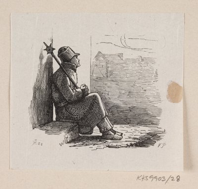 Ilustración para "Las Galoshes de la Fortuna" en H.C. Andersen, "Cuentos y Historias", Volumen 1 de H.P. Hansen