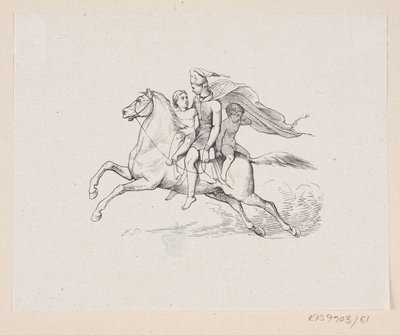 Ilustración para "Ole Lukøie" en H.C. Andersen, "Cuentos y Historias", Volumen 1 de H.P. Hansen