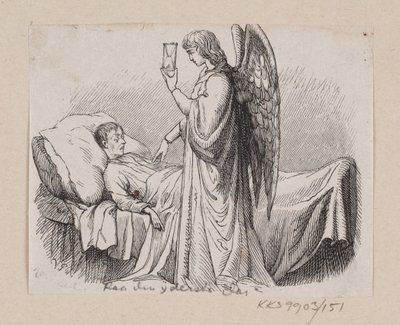 Ilustración para "Paa den yderste Dag" en H.C. Andersen, "Cuentos y historias", Volumen 2 de H.P. Hansen