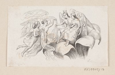 Ilustración para "Pulgarcita" en H.C. Andersen, "Cuentos y Historias", Volumen 1 de H.P. Hansen