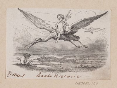 Ilustración para "La Historia del Año" en H.C. Andersen, "Cuentos y Historias", Volumen 2 de H.P. Hansen