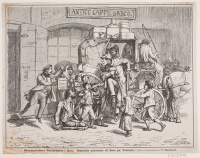 Caja de ayuda de los escandinavos en Roma de H.P. Hansen