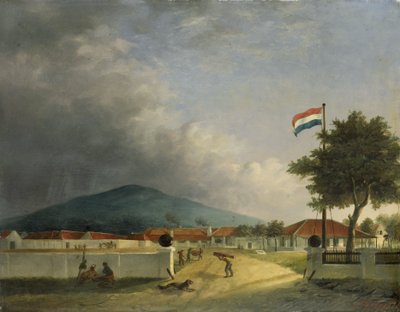La fábrica de azúcar Kedawong, cerca de Pasuruan, Java de H.Th. Hesselaar