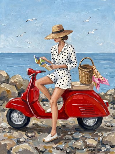 Scooter de playa para mujer con estilo de HUGO
