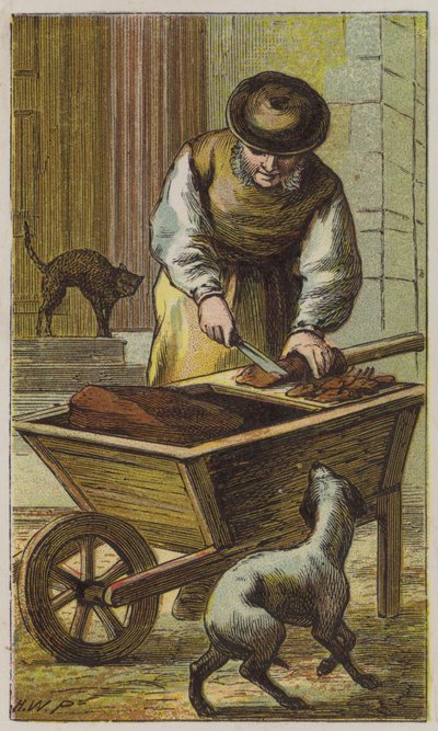 Vendedor de carne de gato de H.W. (after) Petherick
