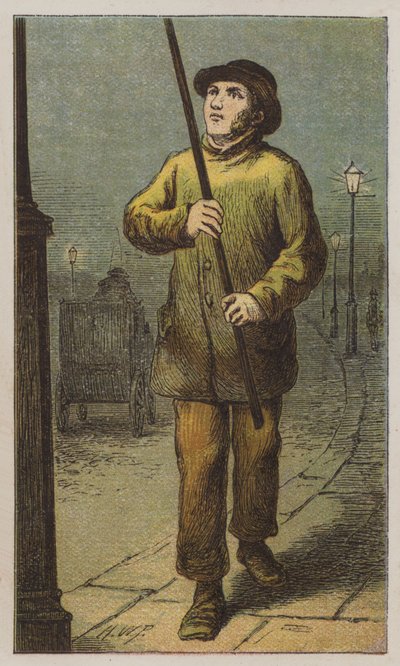 Farolero (litografía a color) de H.W. (after) Petherick
