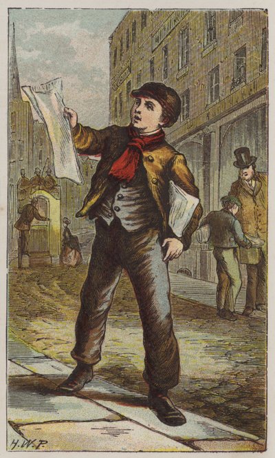 Repartidor de Periódicos de H.W. (after) Petherick