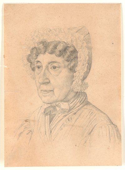 Retrato de una dama mayor, posiblemente la madre del cónsul Bravo de H.W. Bissen