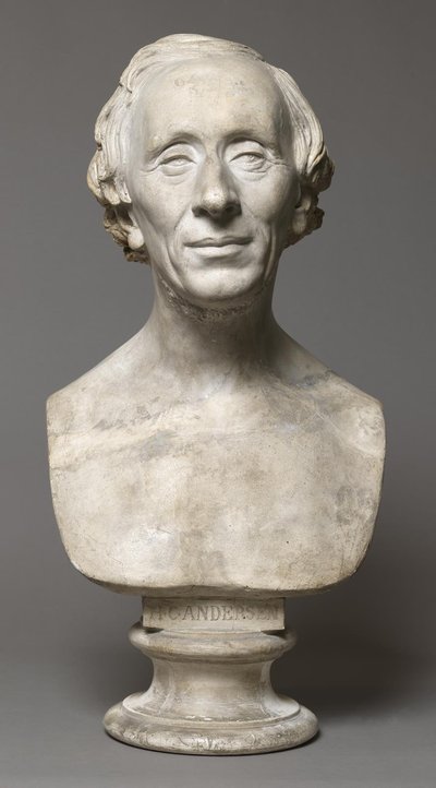 El escritor danés Hans Christian Andersen de H.W. Bissen