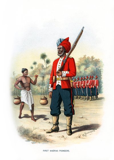 Primeros Pioneros de Madrás, c1890 de H. Bunnett