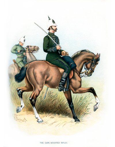 Los Rifles Montados del Cabo, c1890 de H. Bunnett