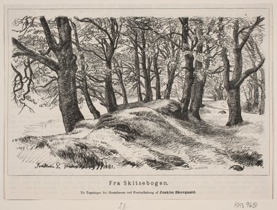 Desde el parque de caballos en Fredriksborg de H. C. Henneberg