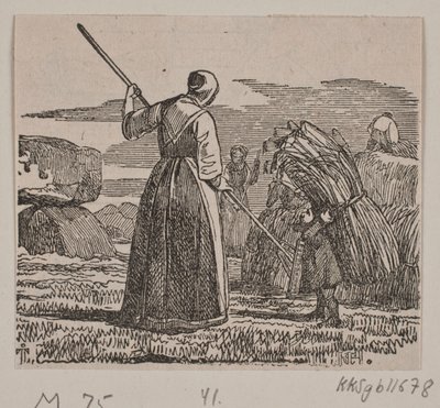 Ilustración de "Gjordemoderen og Trolden" de H. C. Henneberg
