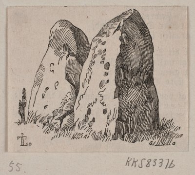 Ilustración para "Monumentos de piedra" de H. C. Henneberg
