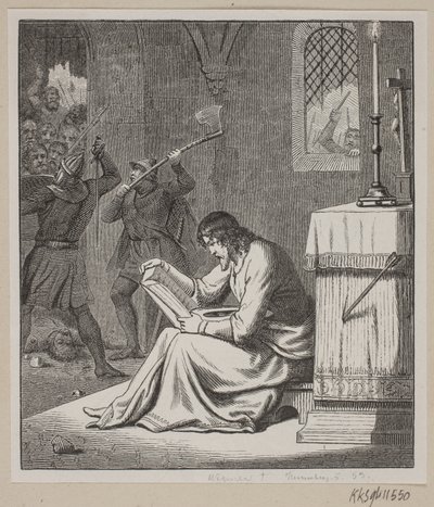 Ilustración para la historia de Dinamarca de Fabricius de H. C. Henneberg