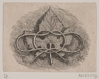 Trenzado sobre una hoja de H. C. Henneberg