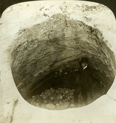 Un caldero gigante glaciar, Noruega de H. C. White
