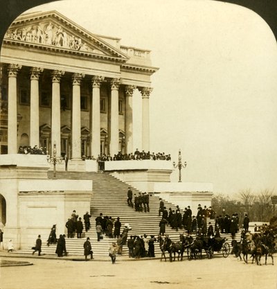 Llegada al Capitolio...Inauguración de Roosevelt, Washington, 1905 de H. C. White