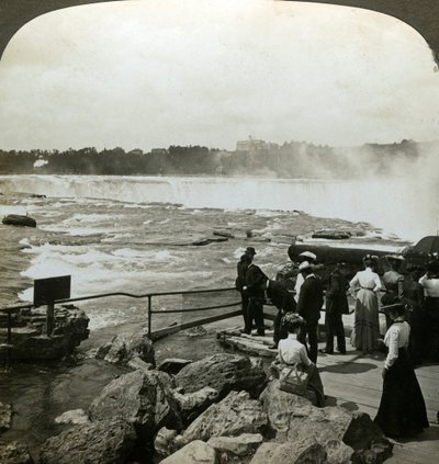 Terrapin Point, Goat Island, Cataratas del Niágara, EE.UU. de H. C. White