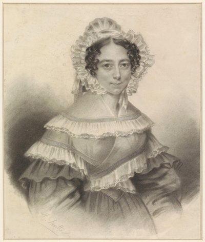 Retrato de una dama de H. Deville