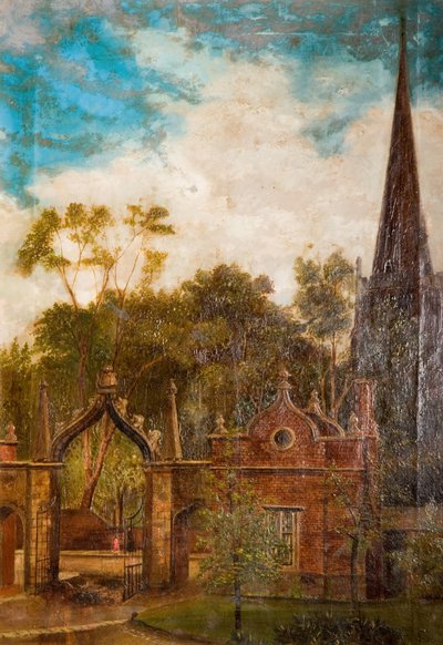 Puerta Tudor, Aston Hall, 1895 de H E Pountney