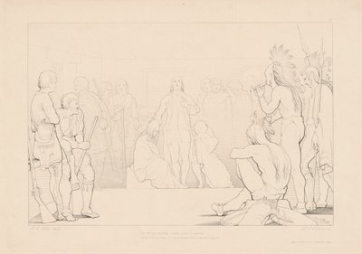 Él Reza al Cielo por su País Sangrante de H. G. Watkins, after George Elgar Hicks