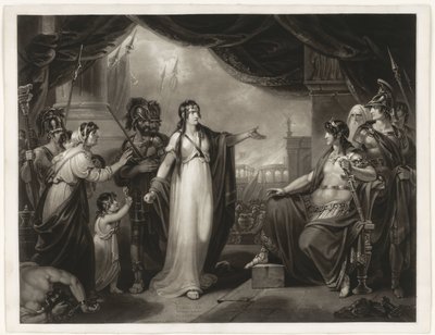 Timoclea para Alejandro Timoclea llevado ante Alexander (título sobre el objeto) de H. Gillbank