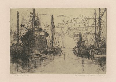 El puerto, Quebec, Canadá de H. Ivan Neilson