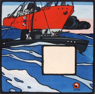 Sin título (Acción naval) de H. Lyman Sayen