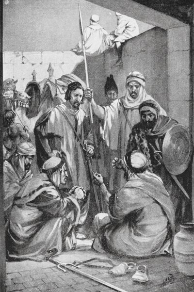 Árabes planeando una revuelta (litografía) de H. M. (after) Burton