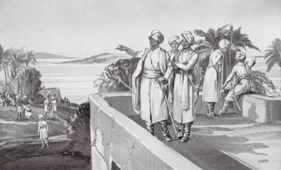 Humphrey Cooke toma posesión de Bombay de H. M. (after) Burton