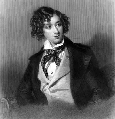 Benjamin Disraeli, estadista y escritor conservador británico del siglo XIX de H. Robinson