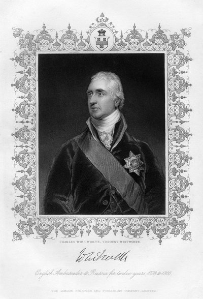 Charles Whitworth, Vizconde Whitworth, siglo XIX de H. Robinson