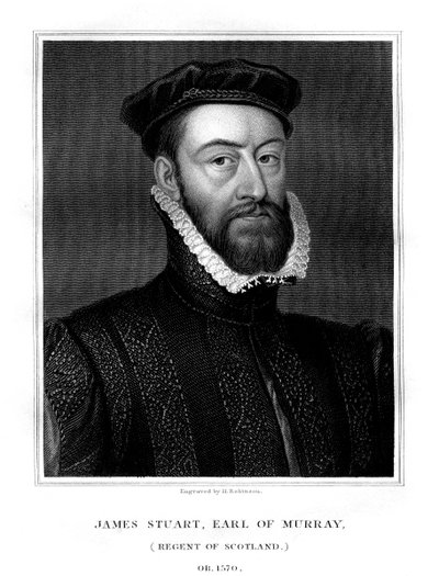 James Stewart, primer conde de Moray, regente de Escocia, 1827 de H. Robinson