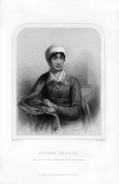 Joanna Baillie, poetisa y dramaturga escocesa, 1870 de H. Robinson