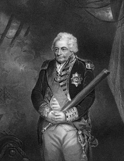 John Jervis, Conde de St Vincent, c. 1809 c. 1857 de H. Robinson