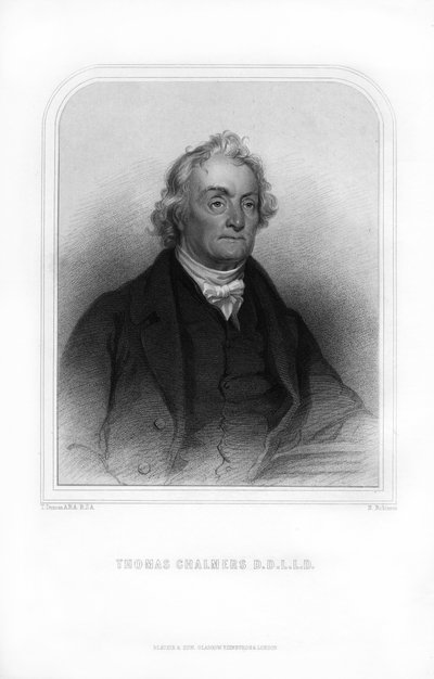 Thomas Chalmers, divino escocés, 1870 de H. Robinson