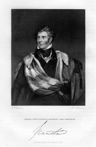 Thomas Philip Weddell Robinson, Lord Grantham, 1829 de H. Robinson