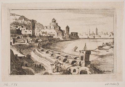 Ribera con ciudad oriental de H. Rosenkilde