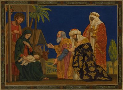 Los Reyes Magos, ca. 1915 de H. Siddons Mowbray