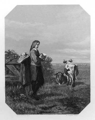 Paulus Potter, pintor holandés del siglo XVII, c. 1870 de H. Sluyter