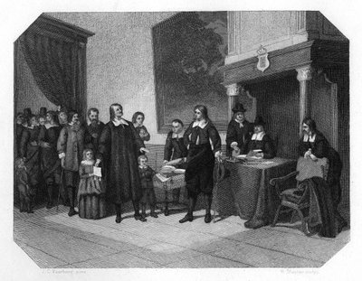Recepción de los protestantes franceses en Ámsterdam, finales del siglo XVII de H. Sluyter