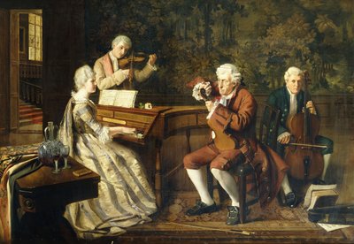 Los músicos, 1884 de H. W. Jennings Brown