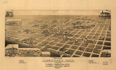 Vista aérea de Aberdeen, Dak. LOC 75696570 de H. Wellge