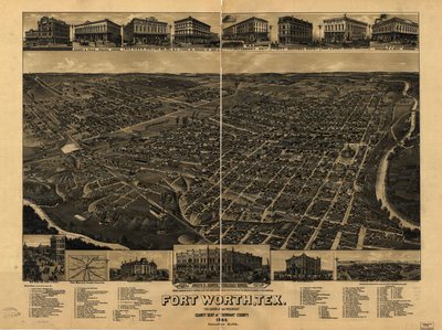  Mapa en perspectiva no dibujado a escala. Vista de pájaro. LC Panoramic maps (2nd ed.), 910 Disponible también a través del sitio web de la Biblioteca del Congreso como imagen rasterizada. Incluye ilustraciones, índice de puntos de interés y mapa de las i de H. Wellge