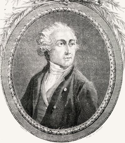 Antoine Laurent Lavoisier, grabado por Pannemaker-Ligny, de 