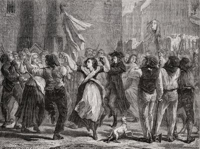 La Cabeza de la Princesa Lamballe (1749-92) Exhibida en París, 3 de septiembre de 1792 de H. de la Charlerie
