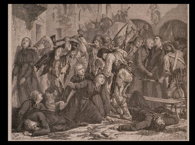 La masacre de los sacerdotes en septiembre de 1792 de H. de la Charlerie