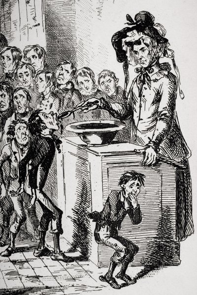 Ilustración para Nicholas Nickleby de Charles Dickens de Hablot Knight (1815 92) Browne