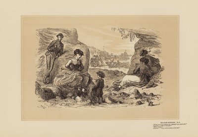 Sea-Side Sketches, No 6, Not a Bad Guess (grabado) de Hablot Knight (1815 92) Browne